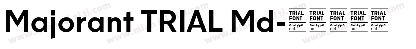 Majorant TRIAL Md字体转换